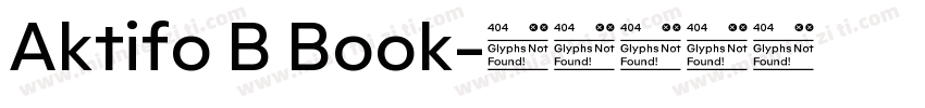 Aktifo B Book字体转换